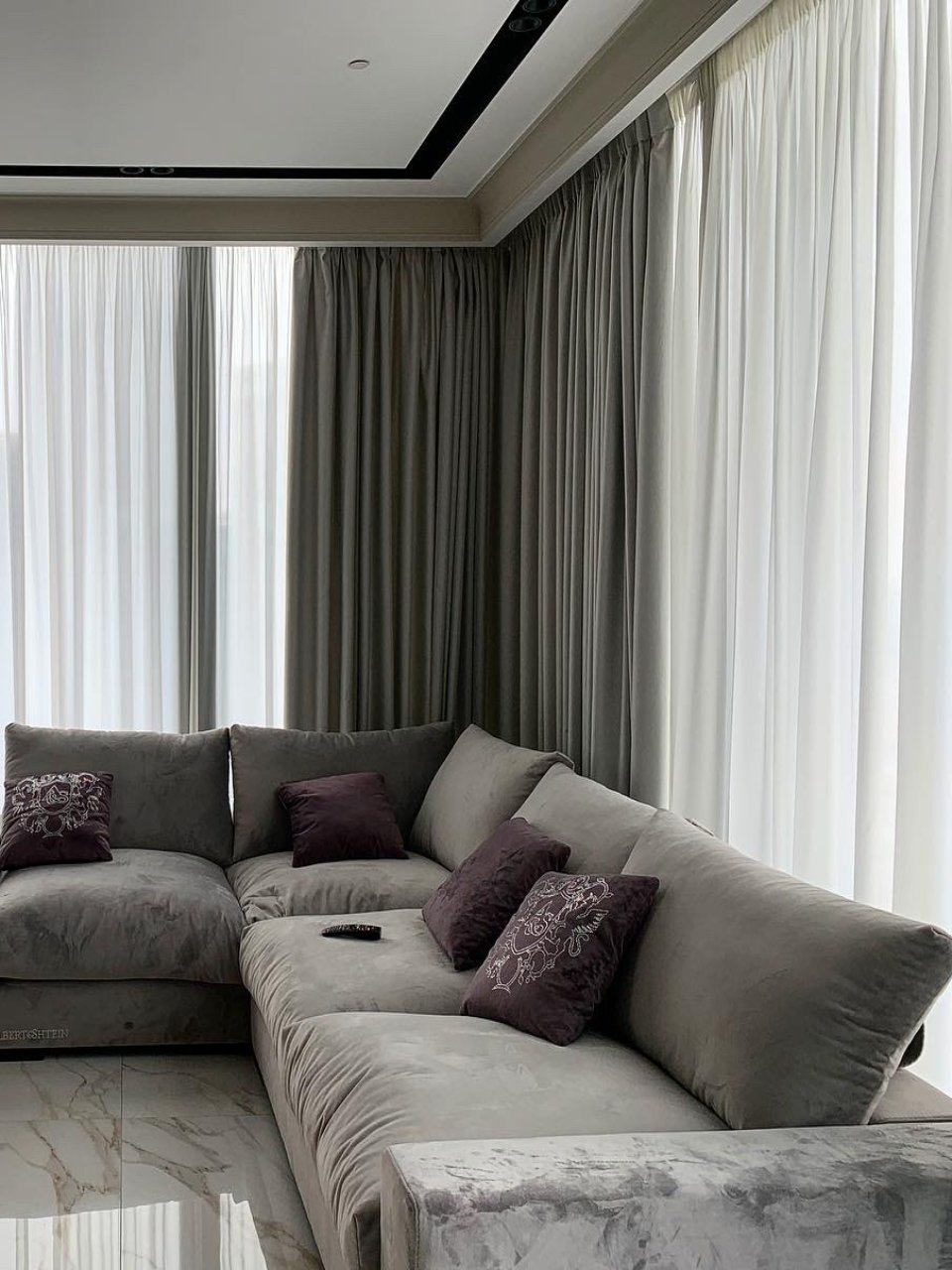 Шторы на эркер