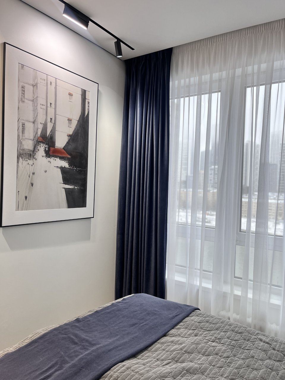 Шторы льняные 