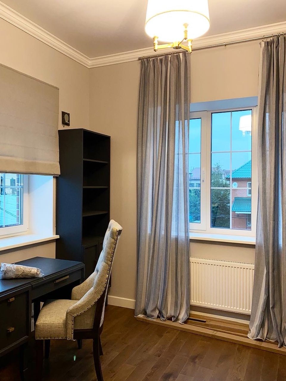 Шторы в кабинет с электроприводом