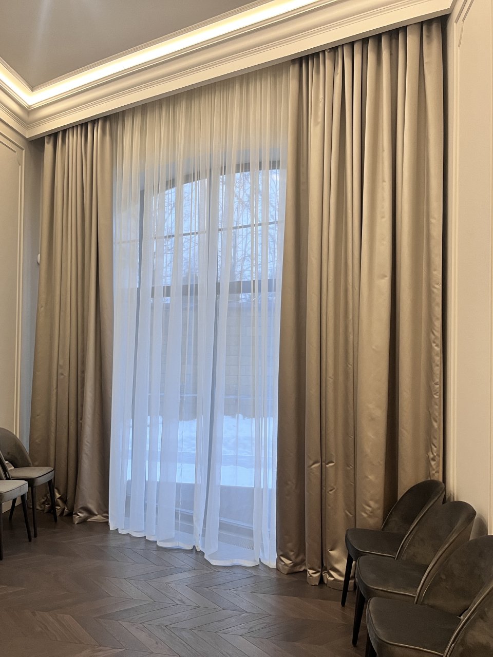 Прямые шторы